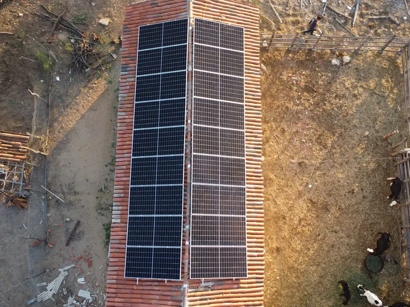 Propriedade rural: usina solar instalada pela Ergo no Rio Grande do Norte
